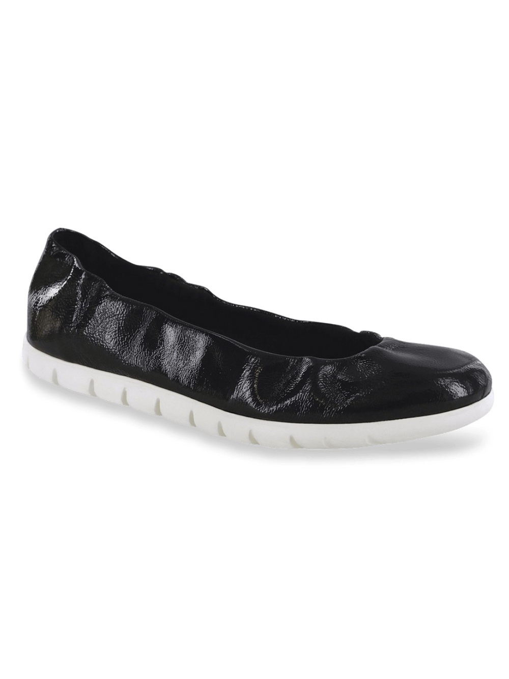 ▪️SAS Radiant Ballet Flat Carbon Black Patent Leather Womens 8